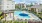 a pool with a fence around it